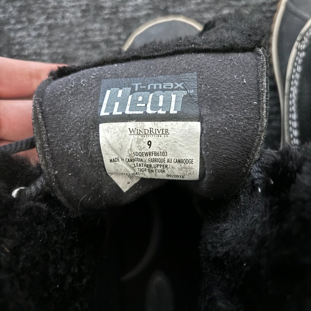 Black Windriver Winter Boots Lined Waterproof War… - image 5